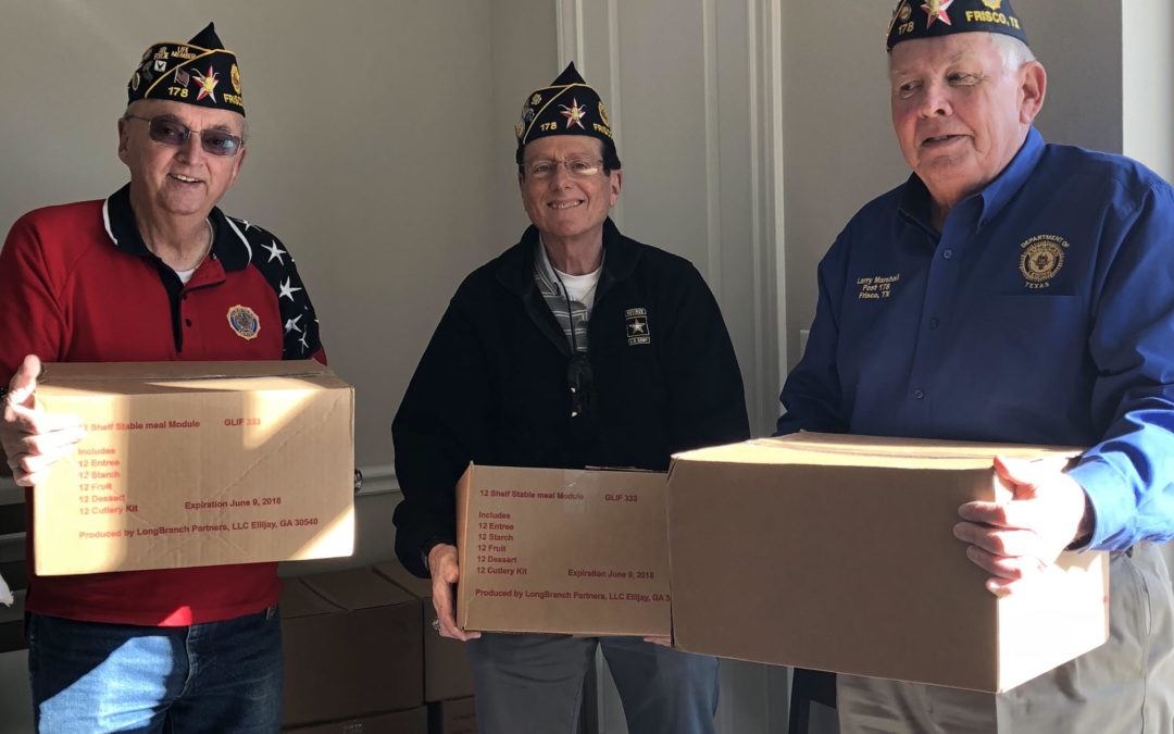 N.O.C. Consulting and Post 178 distribute meals to fellow veterans.