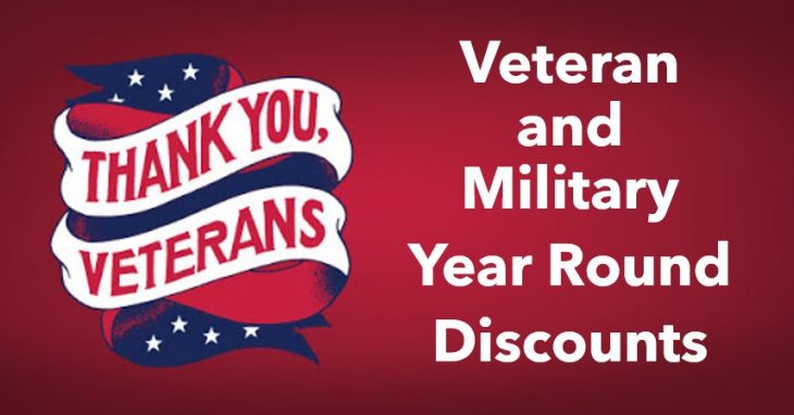 Veteran & Military Year-Round Discount