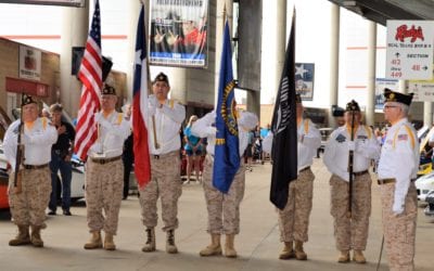 American Legion Post 178 Color Guard Presents Nation’s Colors at the Lone Star Corvette Classic