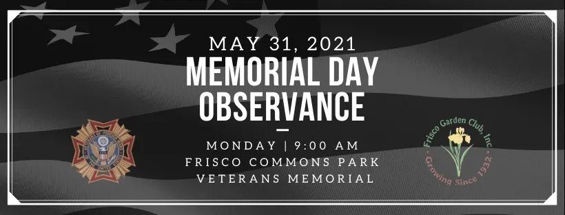 Memorial Day Observance  at Frisco Commons