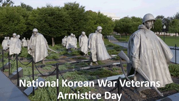 National Korean War Veterans Armistice Day: July 27, 2021