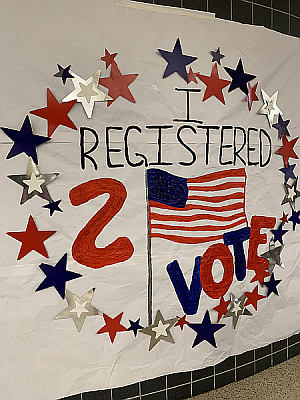 Post 178 Visits Liberty High School  To Register New Voters
