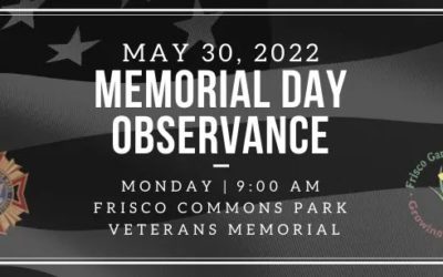 Annual Memorial Day Observance at Frisco Commons Park