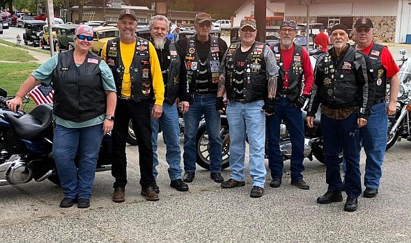 American Legion Riders Prepare to Ride in Medal of Honor Parade