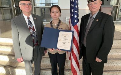 Post 178 Presents American Legion Award at 1st Annual Lebanon Trail HS Navy National Defense Cadet Corps Award Ceremony