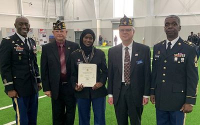 American Legion Post 178 Presents Awards at Lake Highlands JROTC Award Ceremony