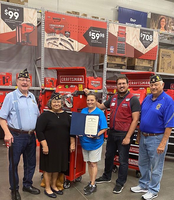 Post 178 Thanks Lowe’s for National Poppy Day Support