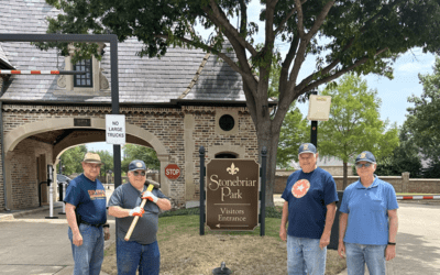 American Legion Post 178 Assists With Rotary Flag Project