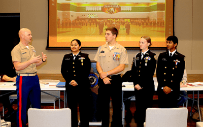 Navy National Defense Cadet Corps Shares Annual Presentation at Post 178 Membership Meeting