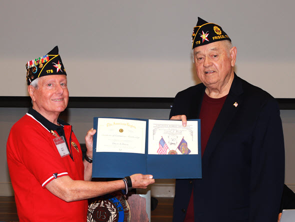 American Legion Post 178 Veteran Achieves Membership Milestone
