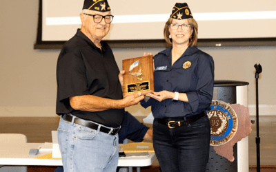 2023-2024 Post Commander Ed Reed recognized