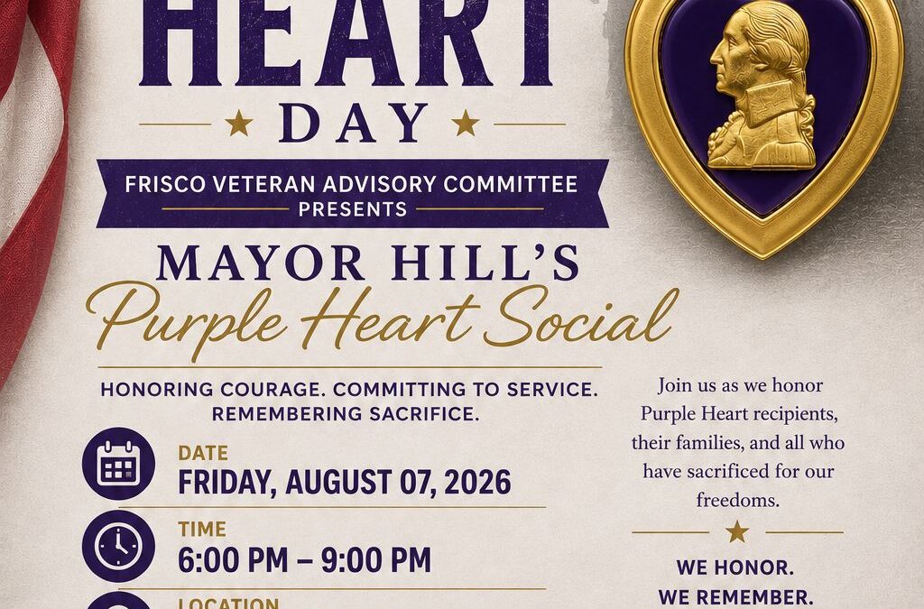 Mayor Hill’s Purple Heart Social